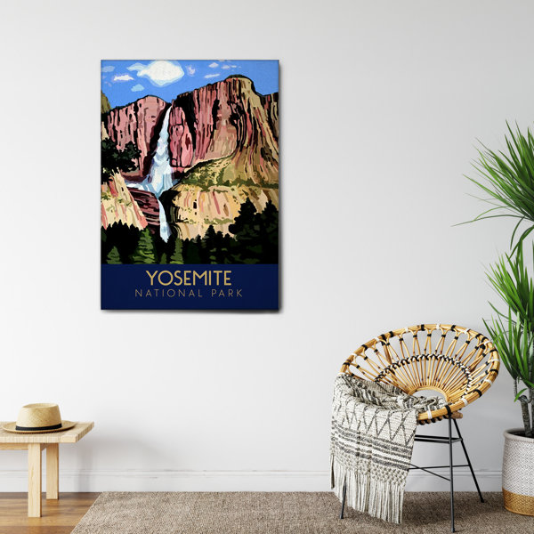 Happy Larry Leinwandbild Yosemite Falls National Park Wayfair De